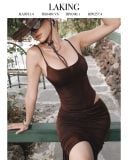  BODYSUIT NÂU MOCHA HAI DÂY A9334 