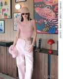  ÁO HỒNG TAY CON Pearl Lock A11451 