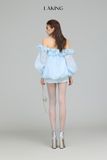  SPARKING BLUE DRESS ĐẦM XANH D8151 