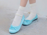  GIÀY BÚP BÊ XANH TIFFANY P338 