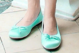  GIÀY BÚP BÊ XANH TIFFANY P338 