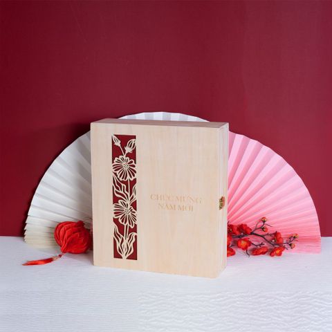 Hộp quà tết Phúc Lộc 4 - hộp quà tết dưới 1 triệu tặng khách hàng