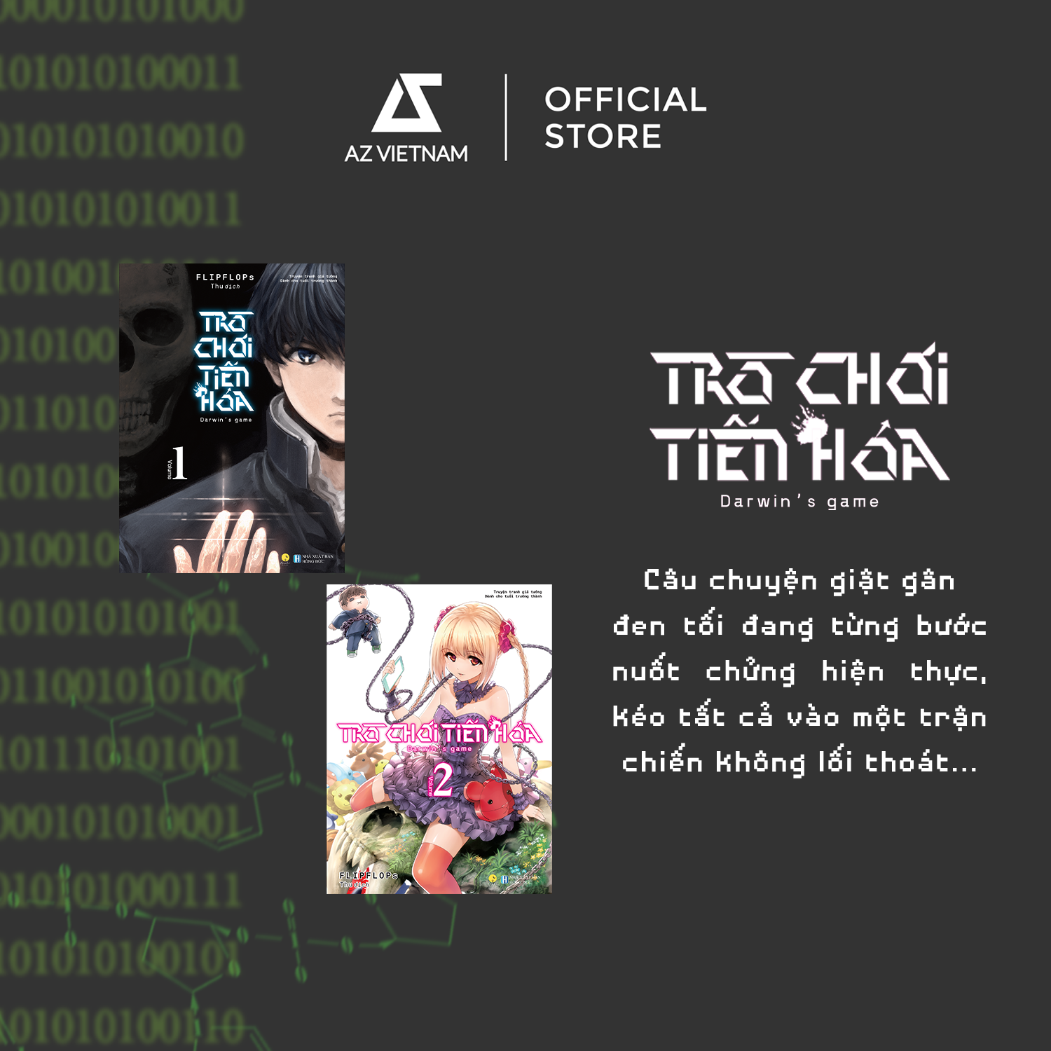  Sách - Darwin’s Game - Trò Chơi Tiến Hóa (Combo Tập 1+2) 