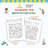  Sách Thiếu Nhi  - Bộ 3 Cuốn 1001 Thứ Tớ Tìm - Tớ Tô - Tớ Vẽ 