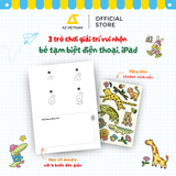  Sách Thiếu Nhi  - Bộ 3 Cuốn 1001 Thứ Tớ Tìm - Tớ Tô - Tớ Vẽ 