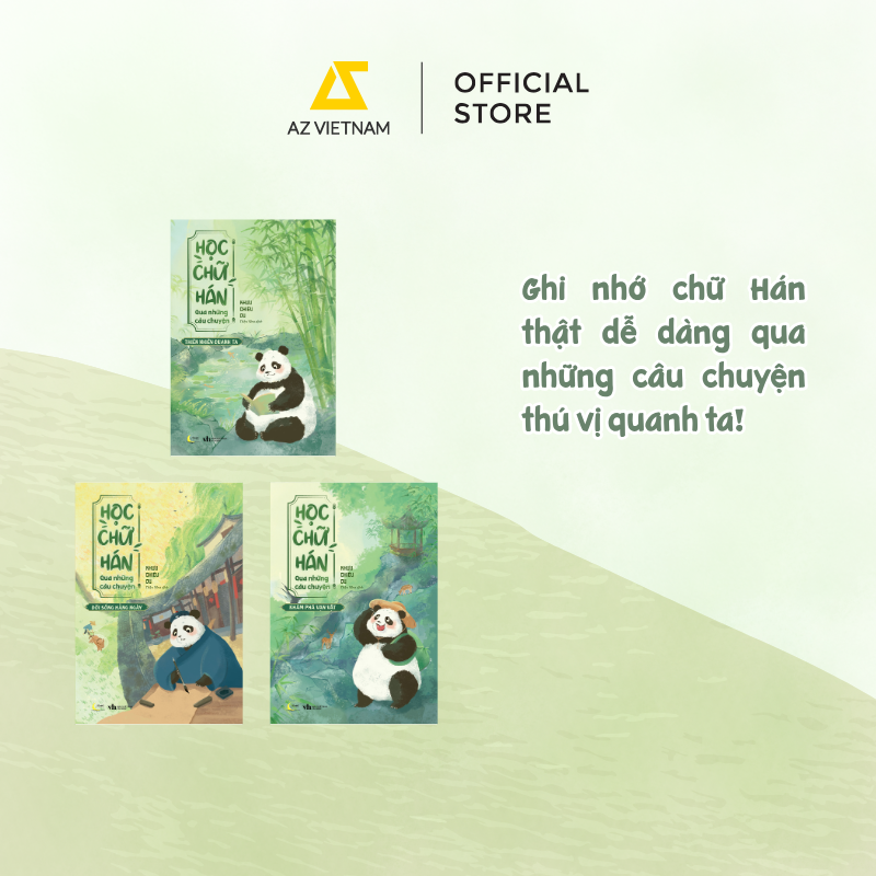  Sách - Combo Học Chữ Hán Qua Những Câu Chuyện 
