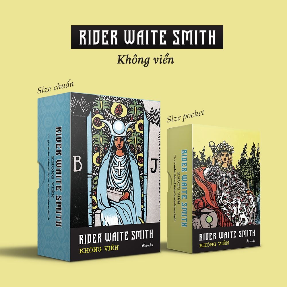  BỘ BÀI Rider Waite Smith Tarot (Bản Không Viền) 