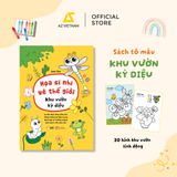  Sách Thiếu Nhi - Bộ Sách Tô Màu, Tập Vẽ Kèm Từ Vựng Song Ngữ Cho Bé Họa Sĩ Nhí Vẽ Thế Giới 