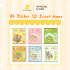  Sách Thiếu Nhi - Bộ 6 Cuốn Sách Sticker Sweet Home Trang Trí 3D 