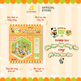  Sách Thiếu Nhi - Bộ 6 Cuốn Sách Sticker Sweet Home Trang Trí 3D 