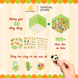  Sách Thiếu Nhi - Bộ 6 Cuốn Sách Sticker Sweet Home Trang Trí 3D 