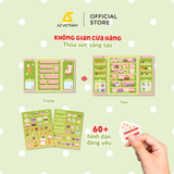  Sách Thiếu Nhi - Sticker Bóc Dán Cho Bé CHỦ TIỆM TÀI BA 