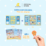  Sách Thiếu Nhi - Sticker Bóc Dán Cho Bé CHỦ TIỆM TÀI BA 