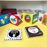  Sách Thiếu Nhi - Bộ 4 Cuốn Sách Em Bé Hạnh Phúc - Kích Thích Thị Giác Cho Bé 