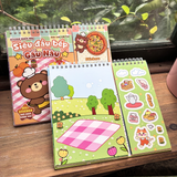  Sách Thiếu Nhi - Bộ Sticker Gáy Lò Xo - Trò Chơi Nhập Vai 