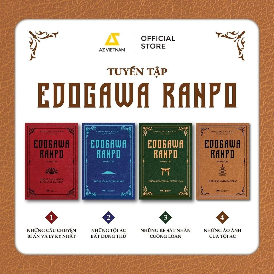  Sách - Edogawa Ranpo Tuyển Tập - Những Ảo Ảnh Của Tội Ác 