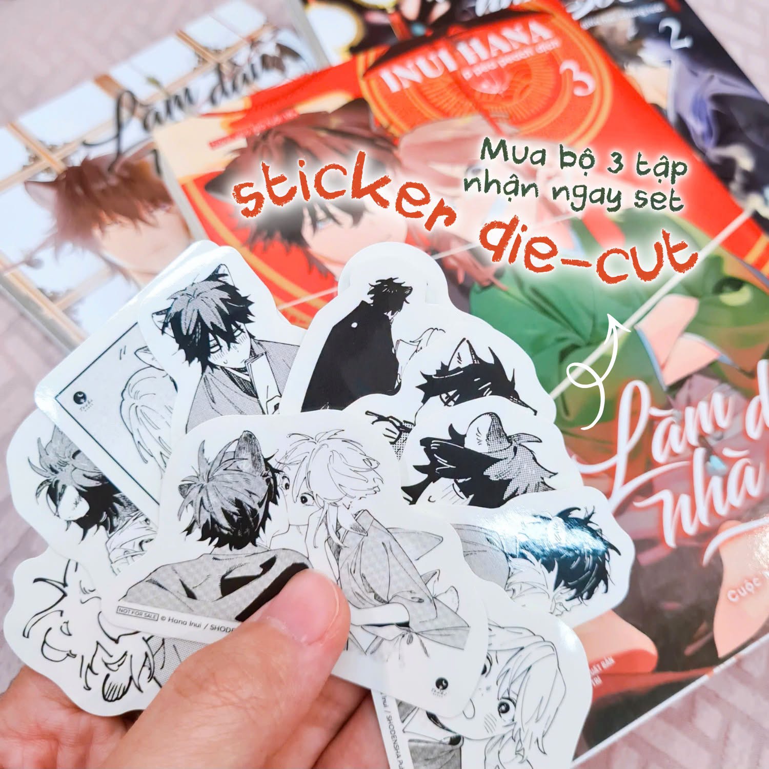  Quà tặng Sticker - Làm dâu nhà sói 