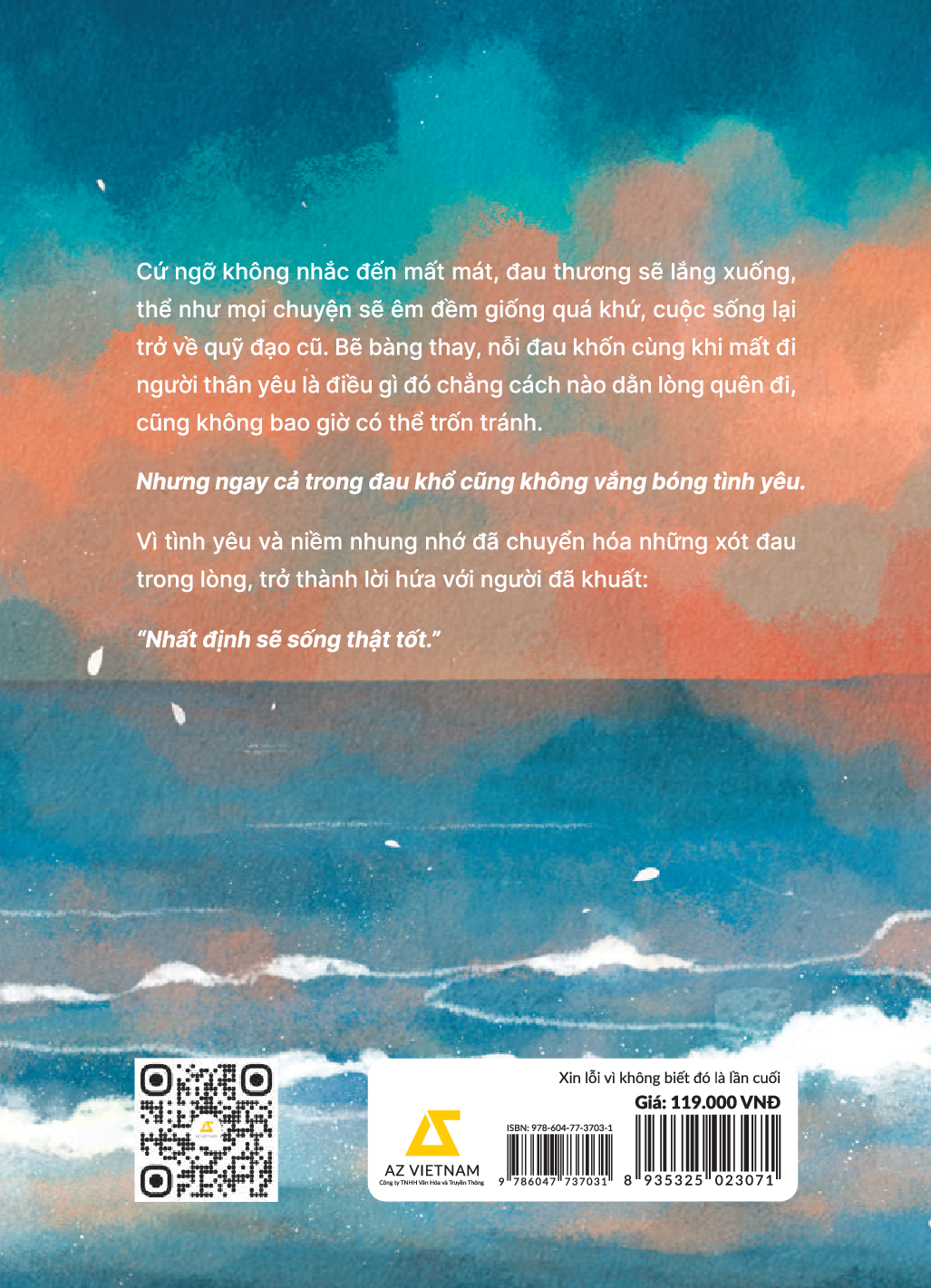  Sách - Xin Lỗi Vì Không Biết Đó Là Lần Cuối 