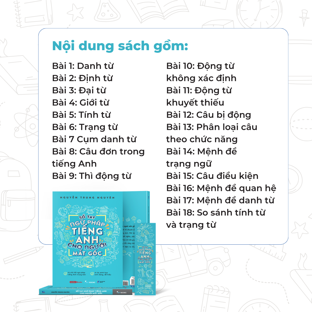  Sách - Sổ Tay Ngữ Pháp Tiếng Anh Cho Người Mất Gốc 