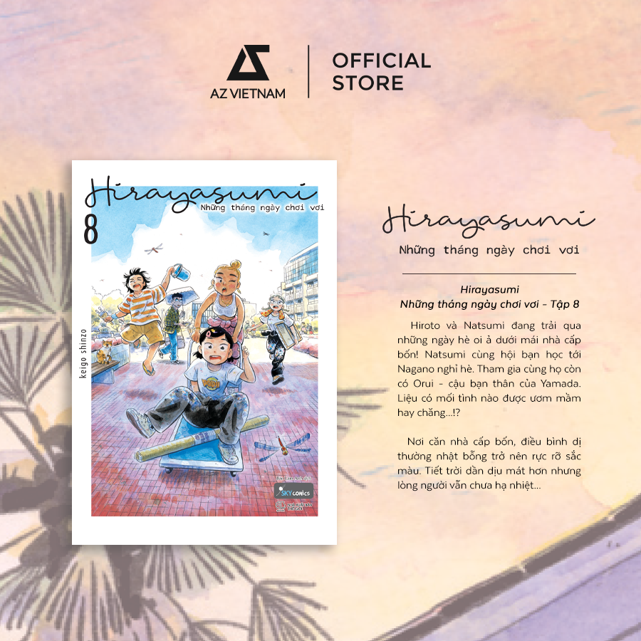  Sách - Hirayasumi - Những Tháng Ngày Chơi Vơi (Tập 8) 