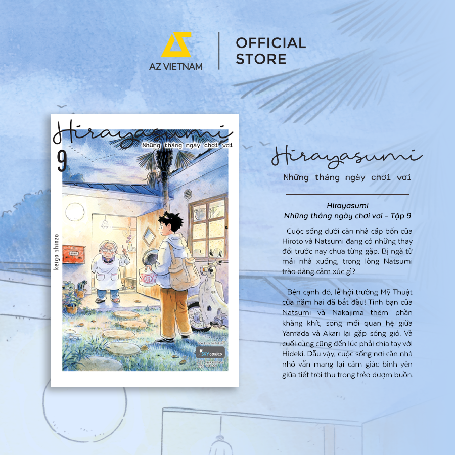 Sách - Hirayasumi - Những Tháng Ngày Chơi Vơi (Tập 9) 
