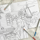  Sách - One Piece - Sách Tô Màu Chính Thức Phiên Bản Live Action 
