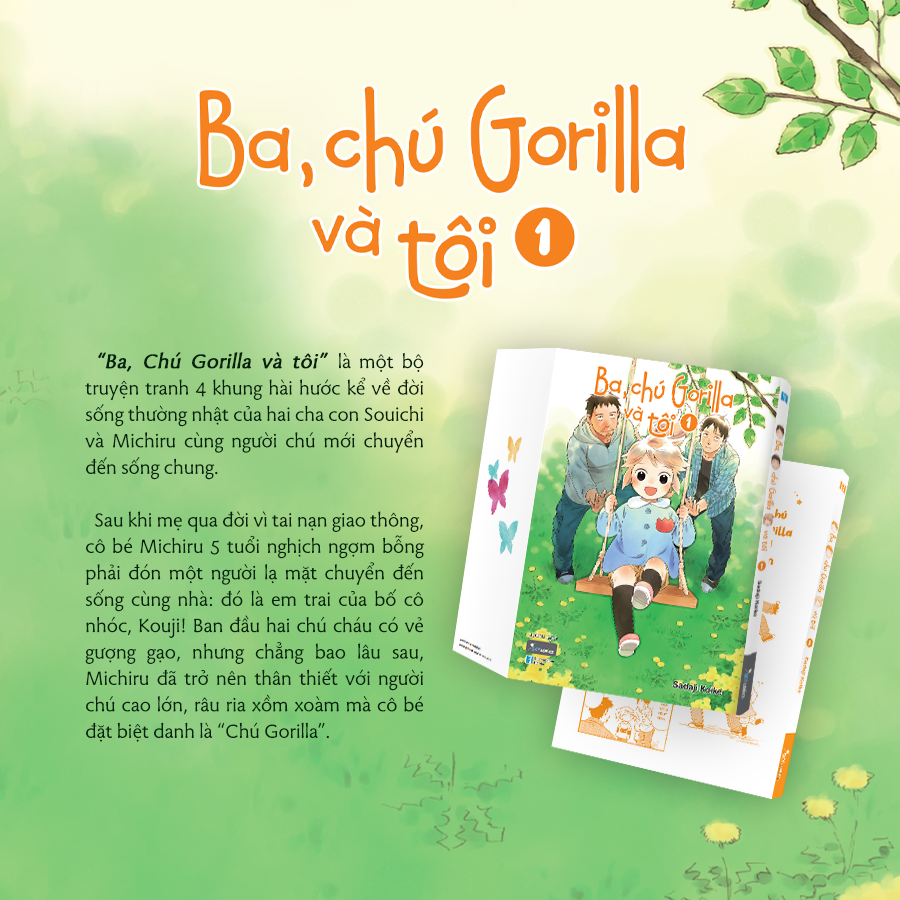  Sách - Ba, Chú Gorilla Và Tôi (Tập 1) 