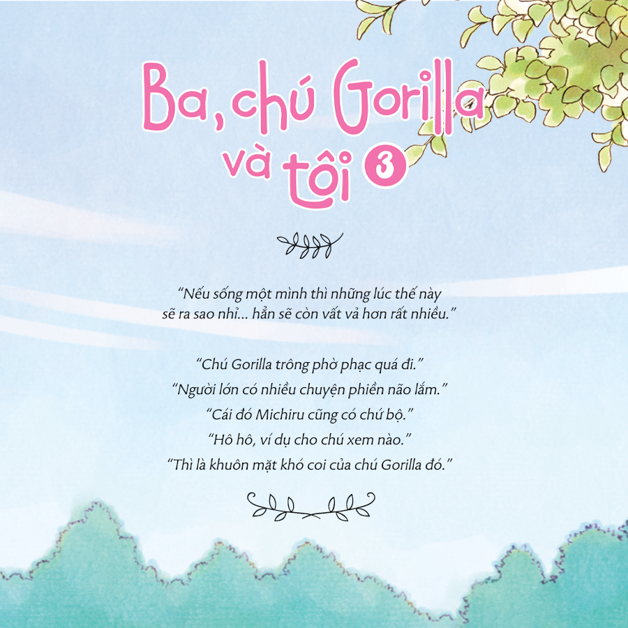  Sách - Ba, Chú Gorilla Và Tôi (Tập 3) 