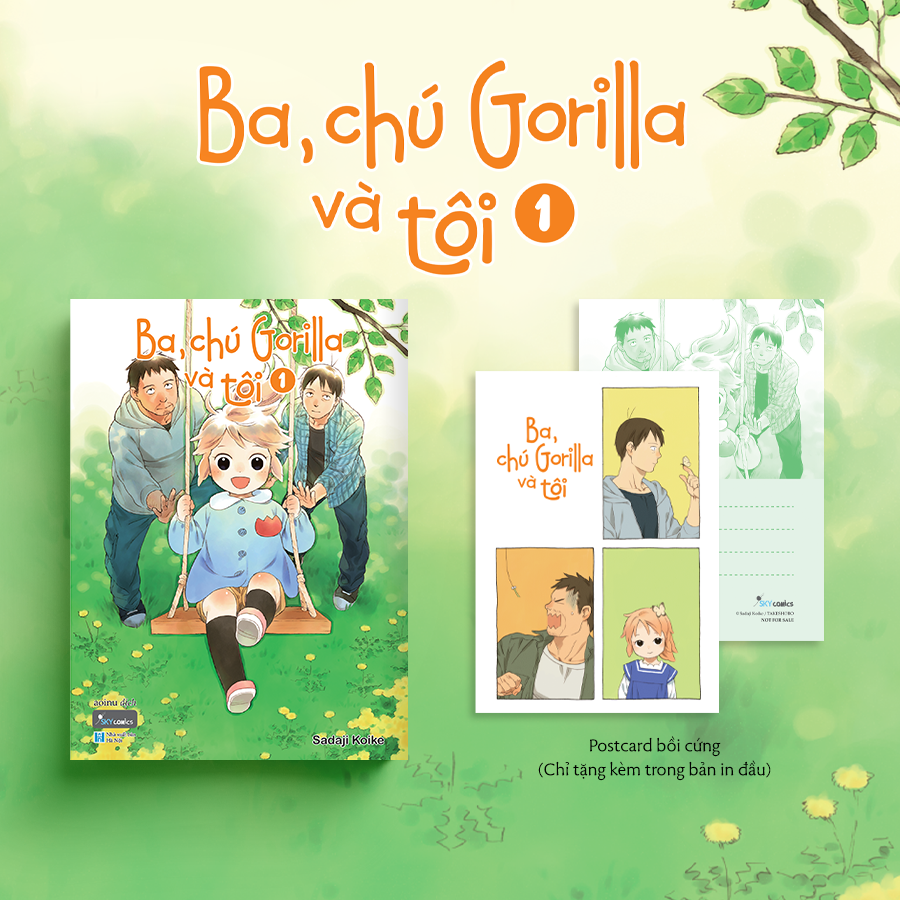  Sách - Ba, Chú Gorilla Và Tôi (Tập 1) 