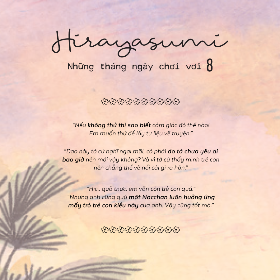  Sách - Hirayasumi - Những Tháng Ngày Chơi Vơi (Tập 8) 
