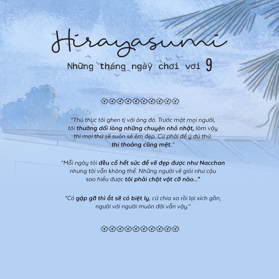  Sách - Hirayasumi - Những Tháng Ngày Chơi Vơi (Tập 9) 