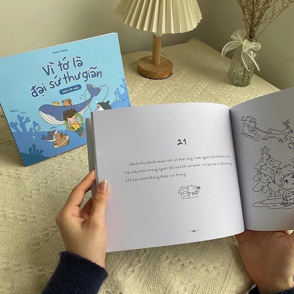  Sách Tô Màu - Vì Tớ Là Đại Sứ Thư Giãn 
