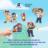  Sách Thiếu Nhi - Bộ 3 Cuốn Sách Sticker Bóc Dán 