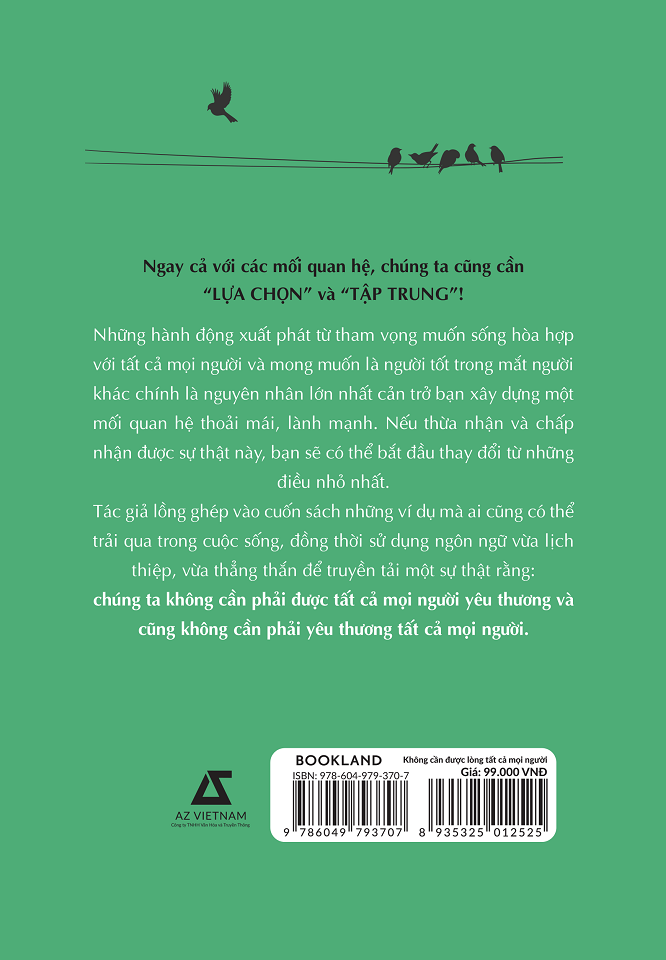  Sách - Không Cần Được Lòng Tất Cả Mọi Người 