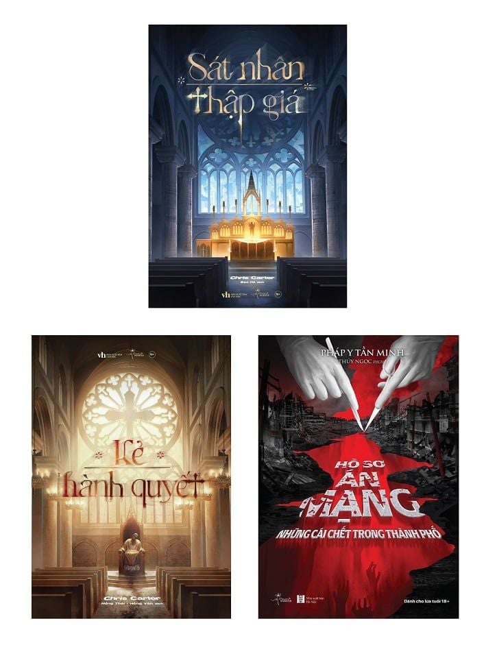  Sách - Combo 3 Cuốn: Sát Nhân Thập Giá + Kẻ Hành Quyết + Hồ Sơ Án Mạng 