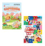 Sách Thiếu Nhi - Combo Thông Minh: Capybara Ở Nông Trại Hớn Hở + Nhật Ký Biệt Đội Cứu Hộ Nhí 