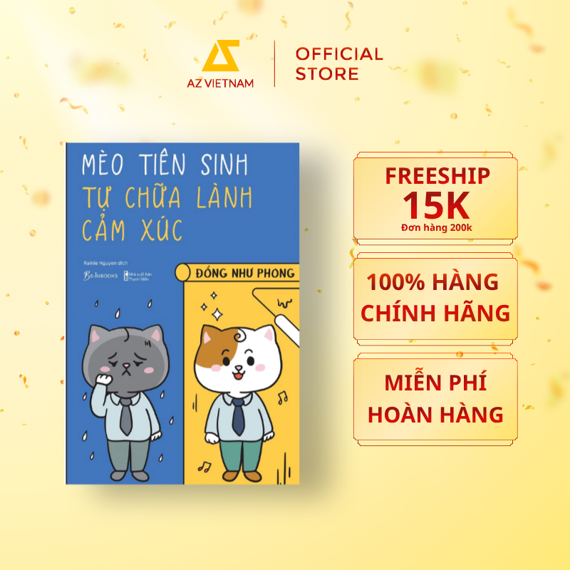  Sách - Mèo Tiên Sinh Tự Chữa Lành Cảm Xúc 