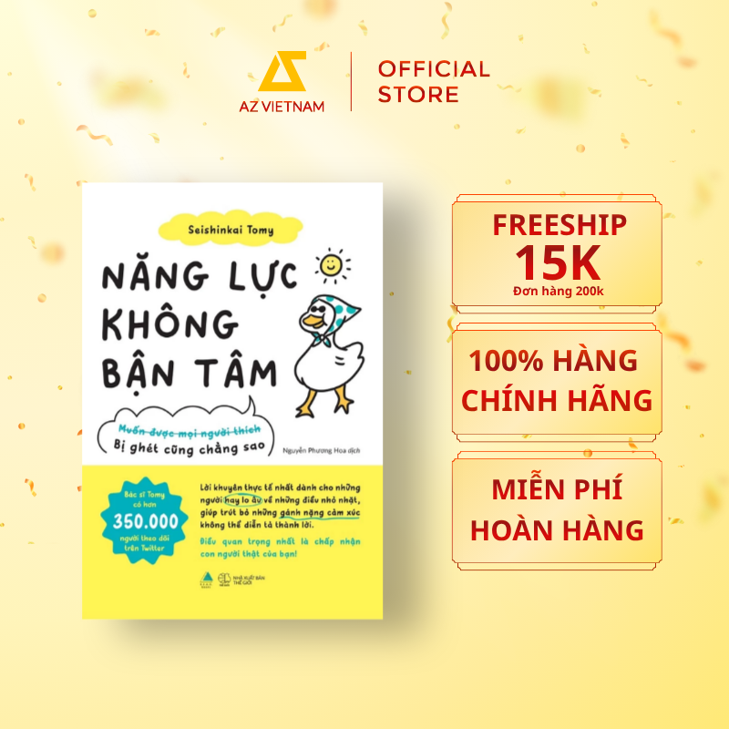 Sách - Năng Lực Không Bận Tâm 