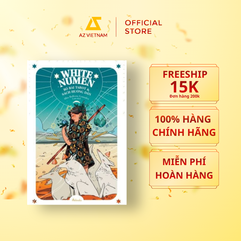  Sách - [Boxset Việt Hóa] White Numen Tarot (Bộ Bài & Sách Hướng Dẫn) 