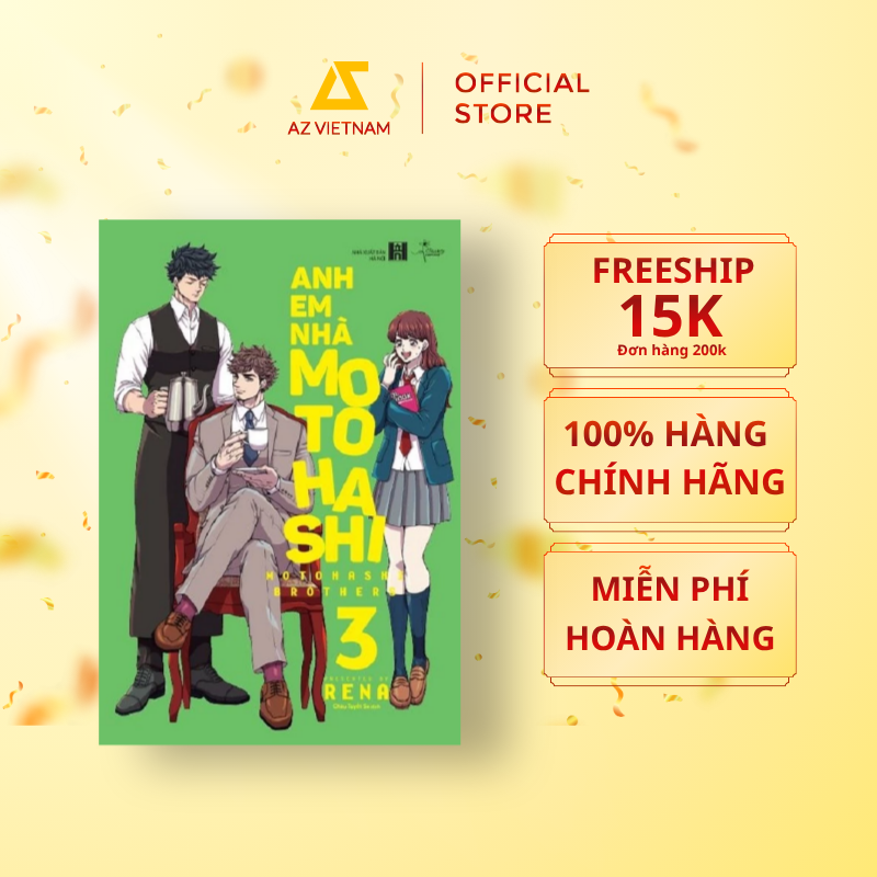  Sách - Anh Em Nhà Motohashi (Tập 3) 