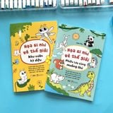  Sách Thiếu Nhi - Bộ Sách Tô Màu, Tập Vẽ Kèm Từ Vựng Song Ngữ Cho Bé Họa Sĩ Nhí Vẽ Thế Giới 