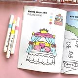  Sách Thiếu Nhi - Bộ Sách Tô Màu, Tập Vẽ Kèm Từ Vựng Song Ngữ Cho Bé Họa Sĩ Nhí Vẽ Thế Giới 
