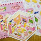  Sách Thiếu Nhi - Bộ 6 Cuốn Sách Sticker Sweet Home Trang Trí 3D 