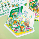  Sách Thiếu Nhi - Bộ 6 Cuốn Sách Sticker Sweet Home Trang Trí 3D 