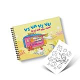  Sách Tô Màu - Vi Va Vi Vu Ở Xứ Sở Sắc Màu (Bản Bìa Vàng) 