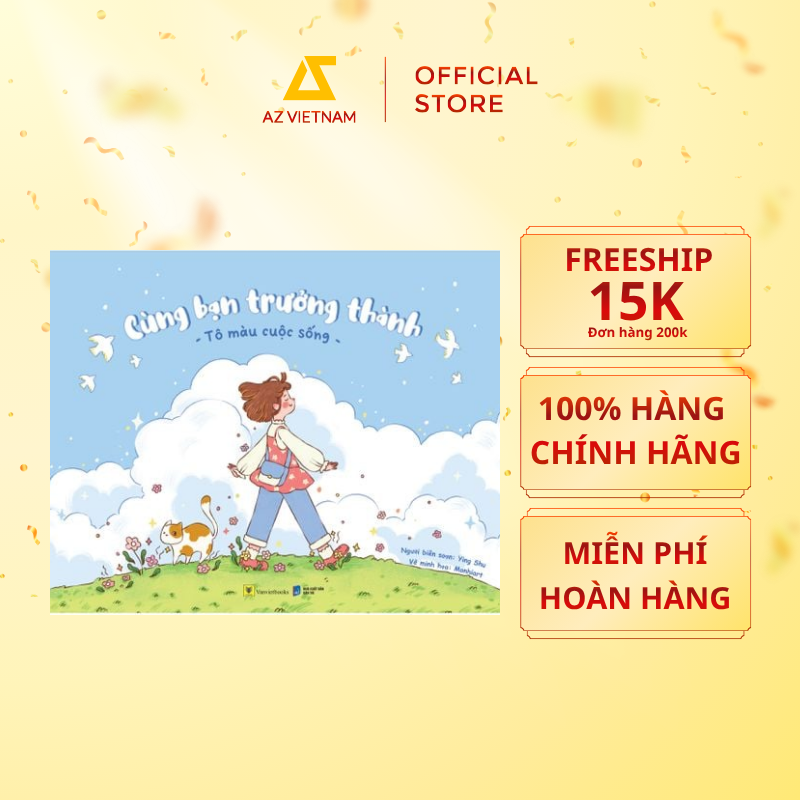  Sách Tô Màu - Cùng Bạn Trưởng Thành - Tô Màu Cuộc Sống 