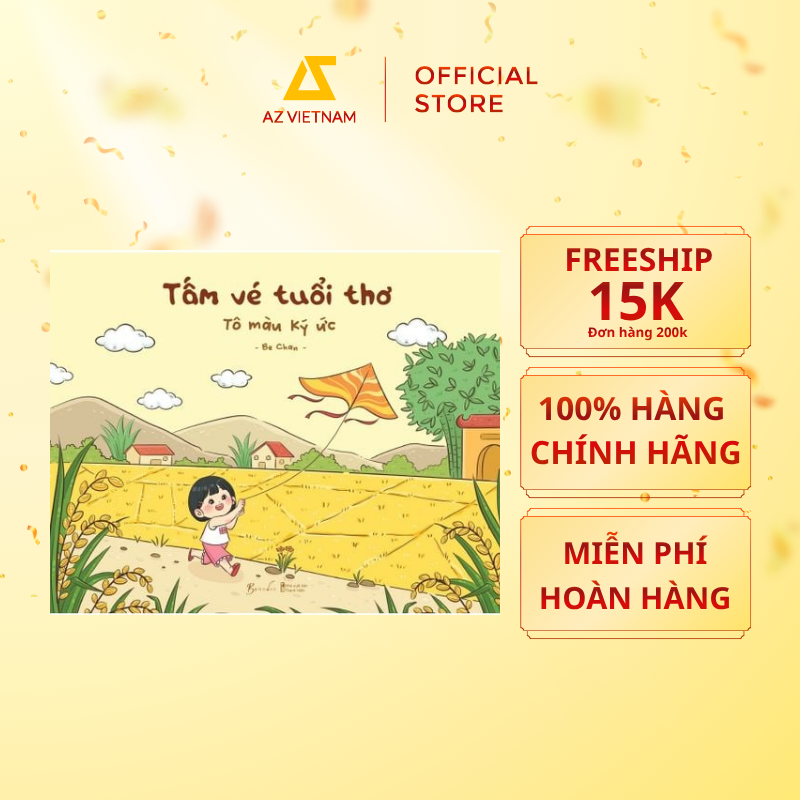  Sách - Tấm Vé Tuổi Thơ - Tô Màu Ký Ức 