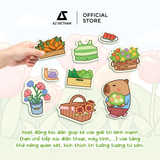  Sách Thiếu Nhi - Bộ 3 Cuốn Sách Sticker Bóc Dán 