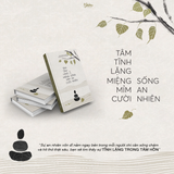 Sách - Tâm Tĩnh Lặng Miệng Mỉm Cười Sống An Nhiên 