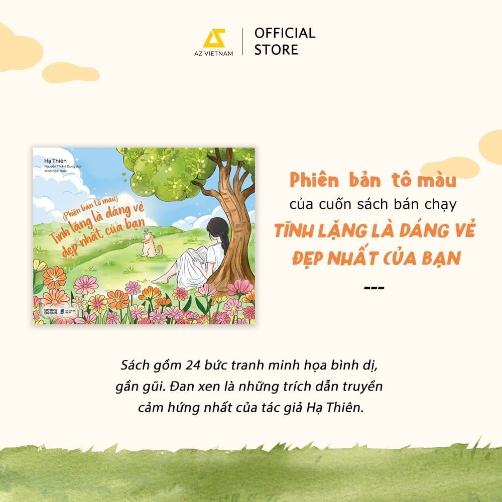  Sách - Tĩnh Lặng Là Dáng Vẻ Đẹp Nhất Của Bạn (Phiên Bản Tô Màu) 